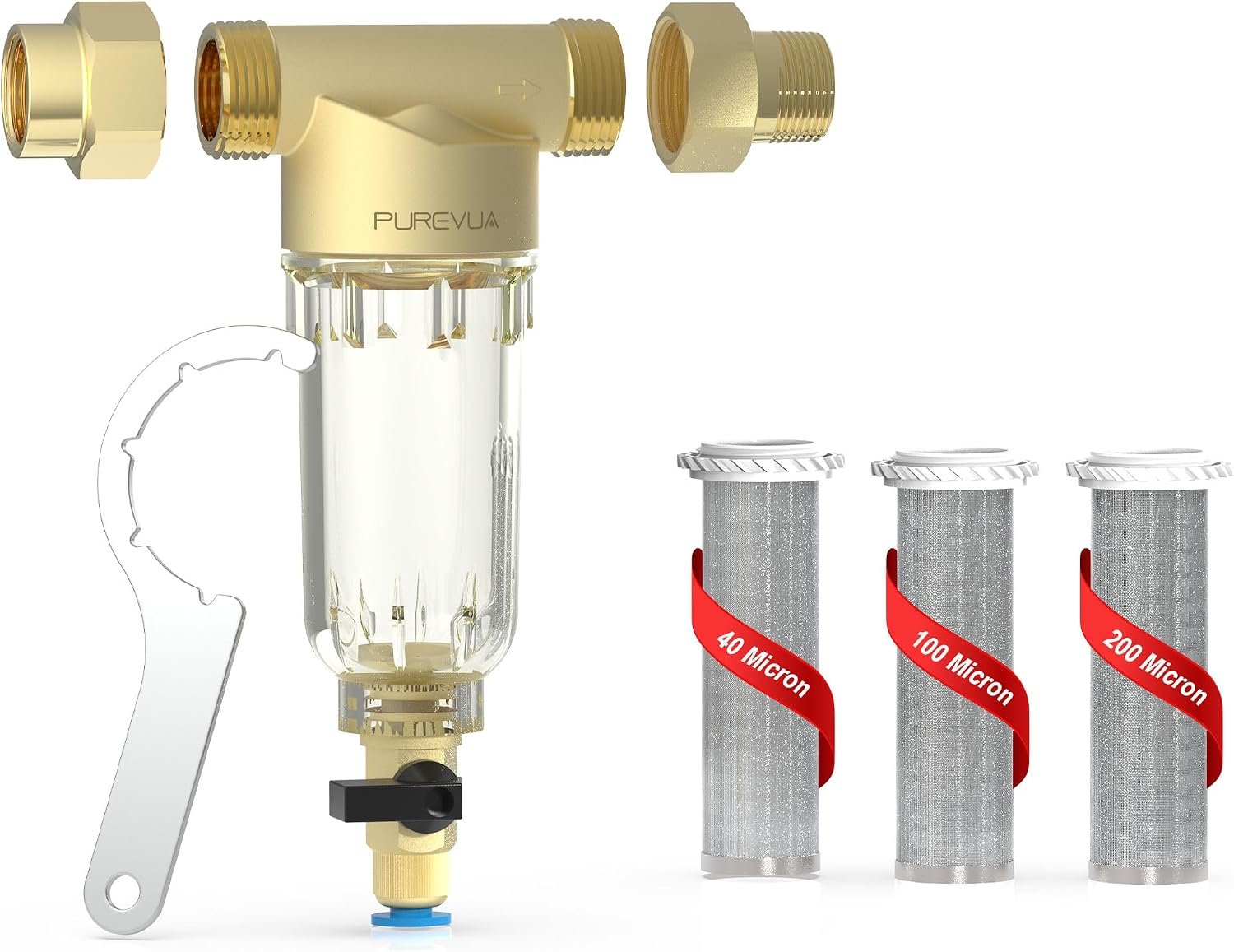 Inline Garden Hose Inlet Sediment Filter