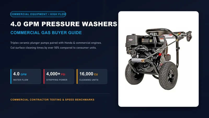 Best 4 Gallons Per Minute Pressure Washers Commercial Gas Guide