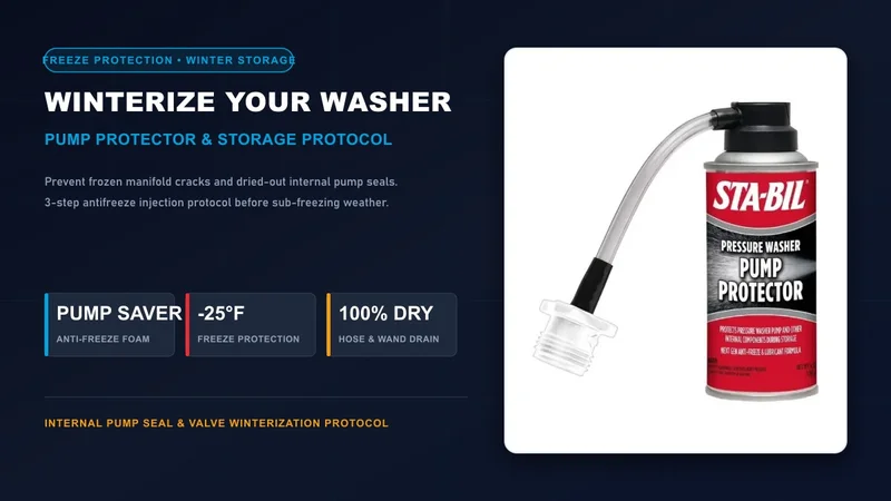 How to Winterize Electric Pressure Washer Pump Protector Storage Guide