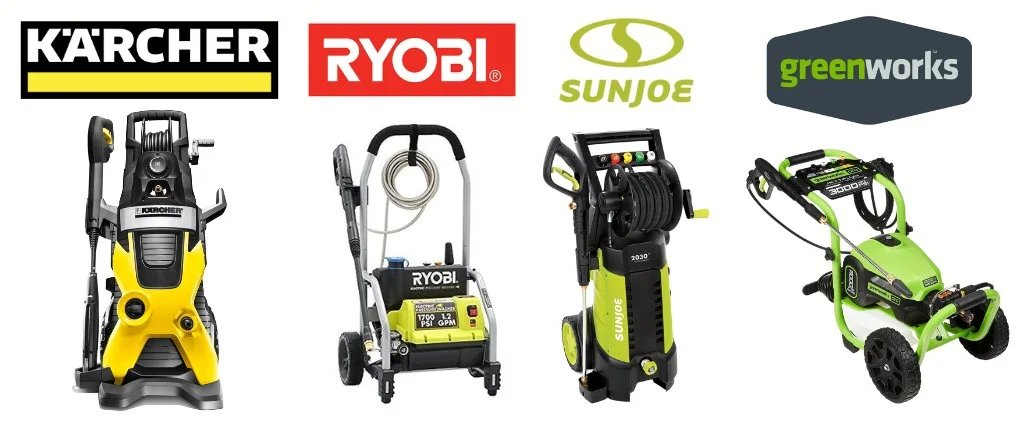 Electric pressure washer motor and components inspection