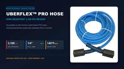 ProPulse UberFlex Pressure Washer Hose Audit (2026): Specs & Friction Loss